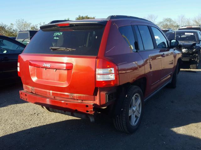 1J4NT4FB3AD578837 - 2010 JEEP COMPASS SP RED photo 4