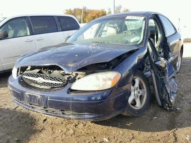 1FAFP55U71A276367 - 2001 FORD TAURUS SES BLUE photo 2