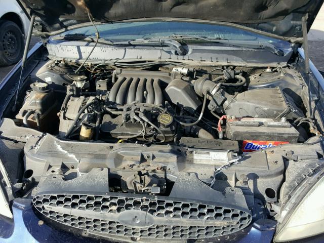 1FAFP55U71A276367 - 2001 FORD TAURUS SES BLUE photo 7