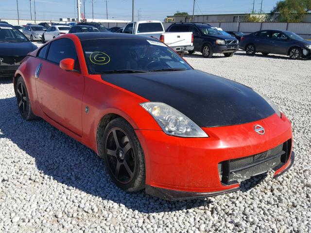 JN1BZ34D38M706884 - 2008 NISSAN 350Z COUPE RED photo 1