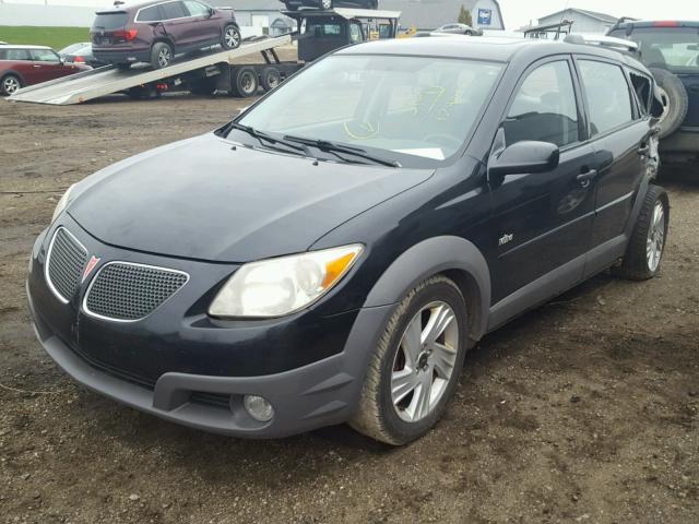 5Y2SL65816Z402213 - 2006 PONTIAC VIBE BLACK photo 2