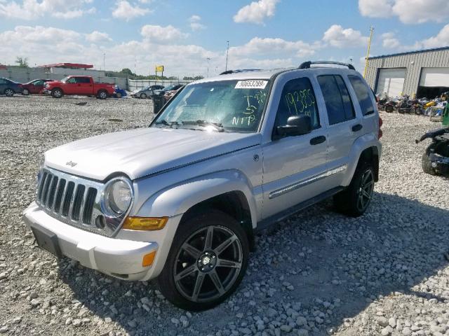 1J8GL58K25W687715 - 2005 JEEP LIBERTY LI SILVER photo 2