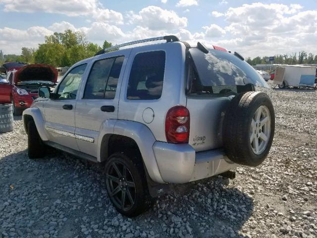 1J8GL58K25W687715 - 2005 JEEP LIBERTY LI SILVER photo 3