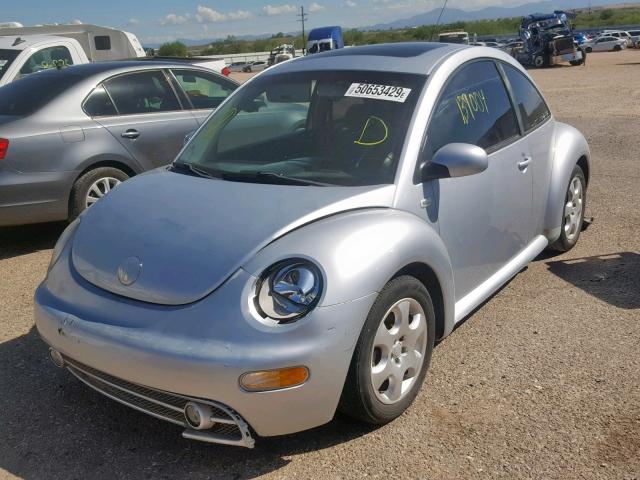 3VWCK21C63M406455 - 2003 VOLKSWAGEN NEW BEETLE 银色 照片 2