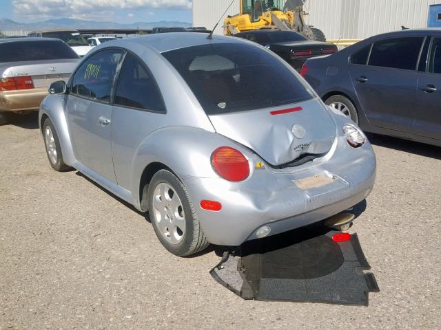 3VWCK21C63M406455 - 2003 VOLKSWAGEN NEW BEETLE 银色 照片 3