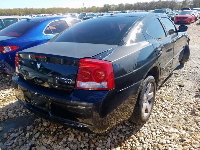 2B3CA3CV6AH267113 - 2010 DODGE CHARGER SX BLACK photo 4