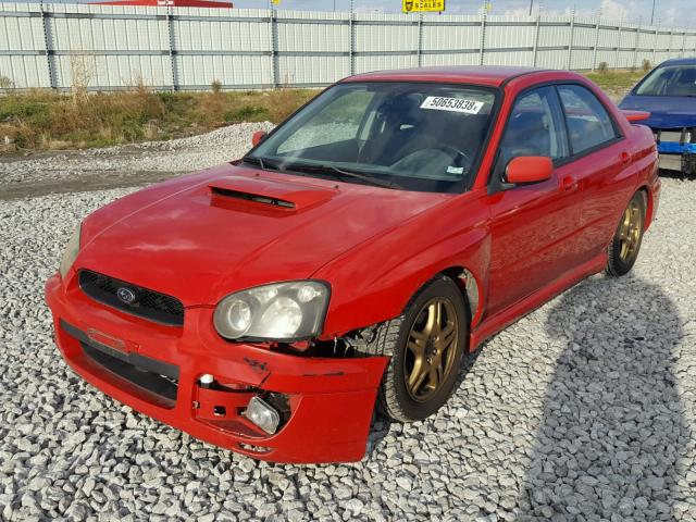 JF1GD296X5G514870 - 2005 SUBARU IMPREZA WR RED photo 2