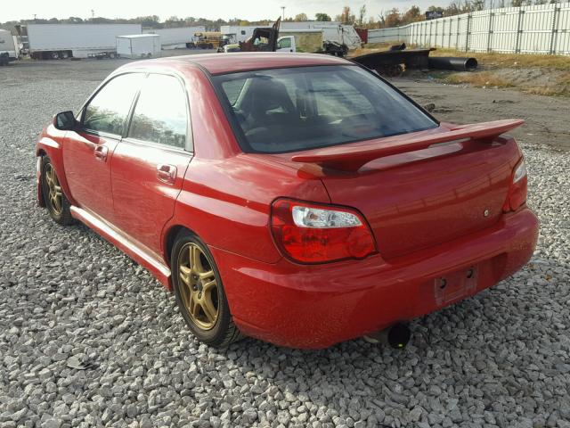 JF1GD296X5G514870 - 2005 SUBARU IMPREZA WR RED photo 3