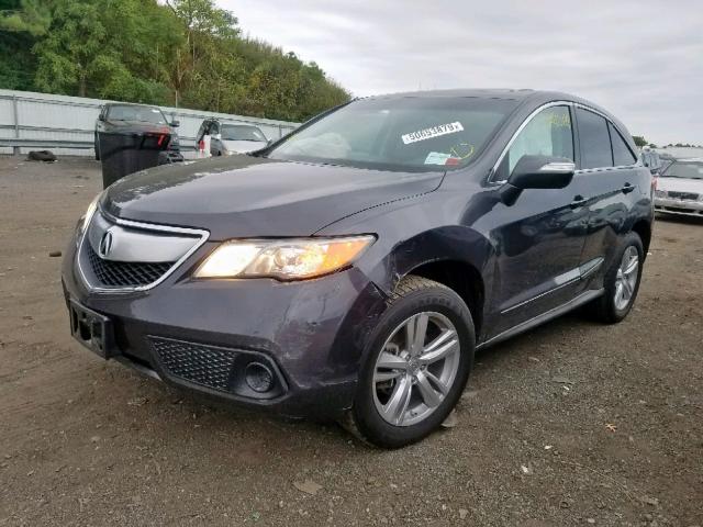 5J8TB4H35DL004144 - 2013 ACURA RDX GRAY photo 2