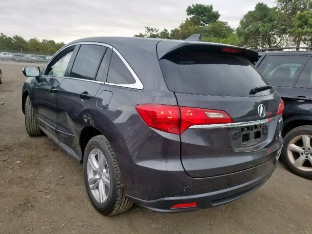 5J8TB4H35DL004144 - 2013 ACURA RDX GRAY photo 3