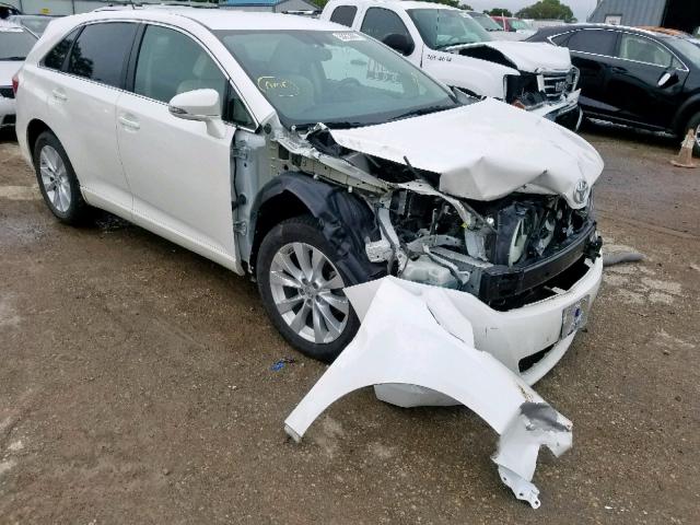 4T3BA3BB4EU065006 - 2014 TOYOTA VENZA LE WHITE photo 1