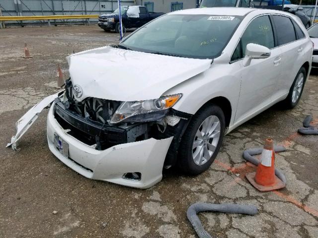 4T3BA3BB4EU065006 - 2014 TOYOTA VENZA LE WHITE photo 2