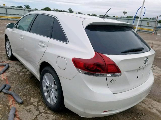 4T3BA3BB4EU065006 - 2014 TOYOTA VENZA LE WHITE photo 3