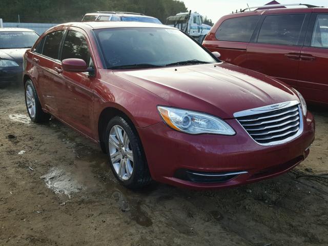 1C3CCBBB1DN593329 - 2013 CHRYSLER 200 TOURIN RED photo 1