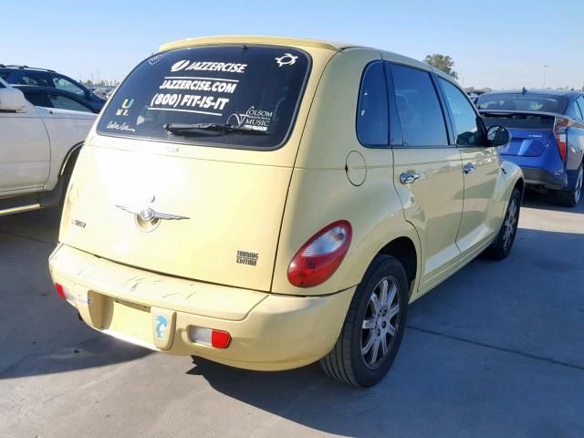 3A4FY58B67T600292 - 2007 CHRYSLER PT CRUISER YELLOW photo 4