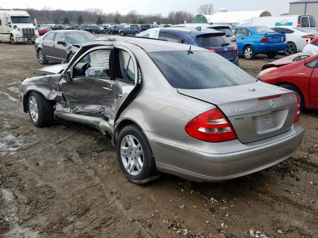 WDBUF56J46A821164 - 2006 MERCEDES-BENZ E 350 SILVER photo 3