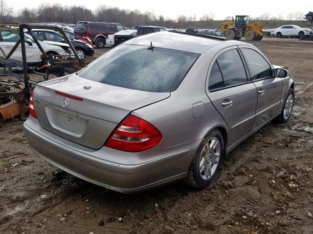 WDBUF56J46A821164 - 2006 MERCEDES-BENZ E 350 SILVER photo 4