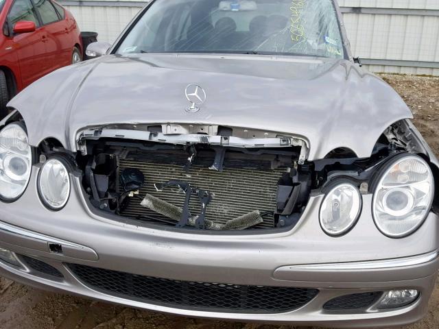 WDBUF56J46A821164 - 2006 MERCEDES-BENZ E 350 SILVER photo 9