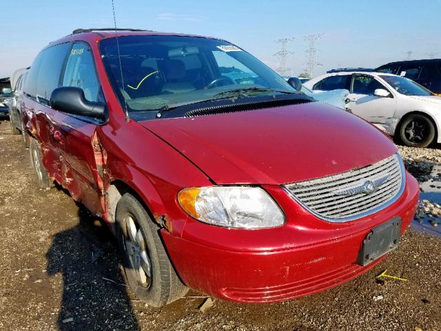 2C4GP44381R374823 - 2001 CHRYSLER TOWN & COU RED photo 1