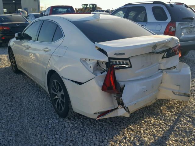 19UUB1F57HA001187 - 2017 ACURA TLX TECH თეთრი ფოტო 3