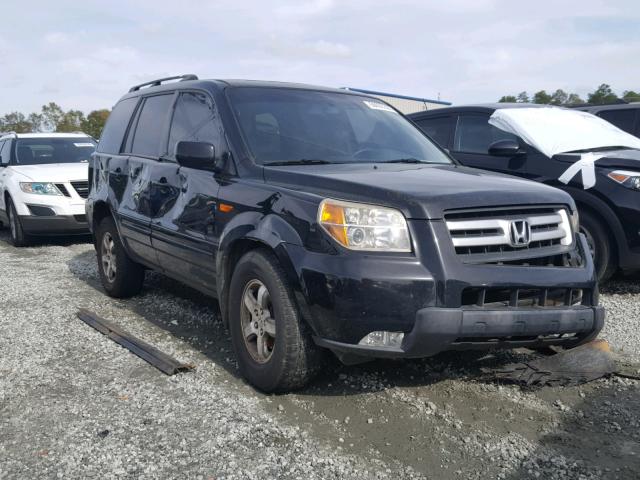 5FNYF28398B021079 - 2008 HONDA PILOT SE BLACK photo 1