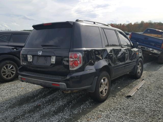 5FNYF28398B021079 - 2008 HONDA PILOT SE BLACK photo 4