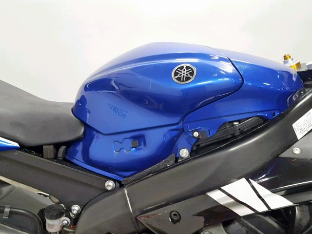 JYARJ16E09A018868 - 2009 YAMAHA YZFR6 BLUE photo 15