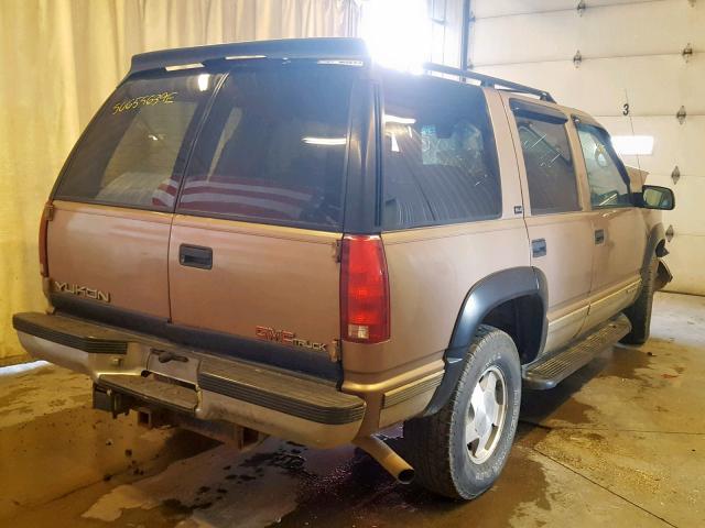 1GKEK13R0TJ715377 - 1996 GMC YUKON GOLD photo 4