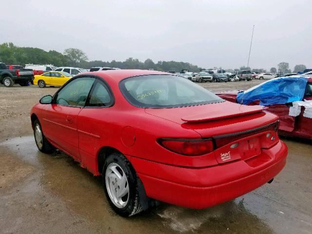 3FAFP11322R111372 - 2002 FORD ESCORT ZX2 RED photo 3