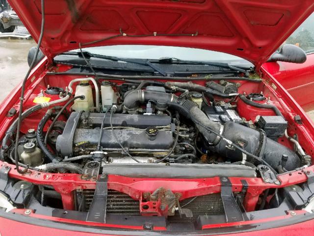 3FAFP11322R111372 - 2002 FORD ESCORT ZX2 RED photo 7