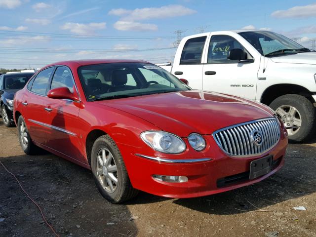 2G4WD582381144171 - 2008 BUICK LACROSSE C RED photo 1