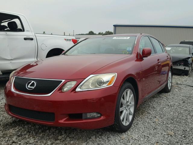 JTHBH96S865035765 - 2006 LEXUS GS GENERAT RED photo 2