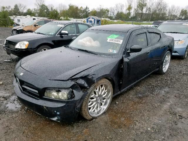 2B3KA43R98H113025 - 2008 DODGE CHARGER BLACK photo 2