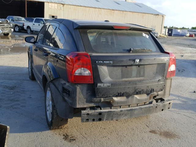 1B3HB48B38D691086 - 2008 DODGE CALIBER SX BLACK photo 3