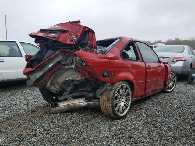 WBSBL93483JR22350 - 2003 BMW M3 RED photo 4