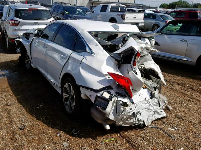 1HGCV1F54JA110988 - 2018 HONDA ACCORD EXL WHITE photo 3