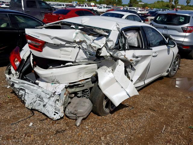 1HGCV1F54JA110988 - 2018 HONDA ACCORD EXL WHITE photo 4