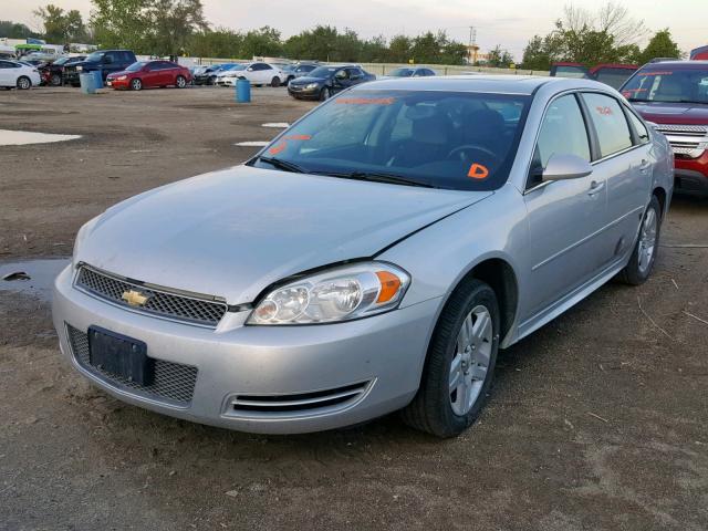 2G1WB5E31E1100312 - 2014 CHEVROLET IMPALA LIM SILVER photo 2