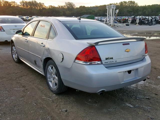 2G1WB5E31E1100312 - 2014 CHEVROLET IMPALA LIM SILVER photo 3