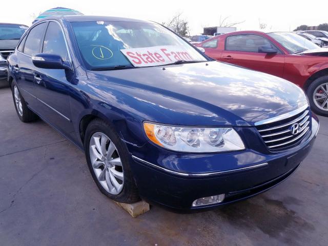 KMHFC46F97A224095 - 2007 HYUNDAI AZERA SE BLUE photo 1