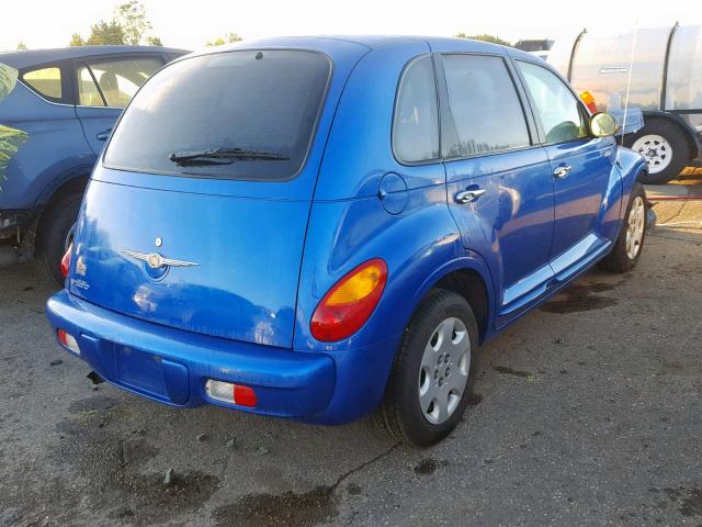 3C4FY58B35T558165 - 2005 CHRYSLER PT CRUISER BLUE photo 4