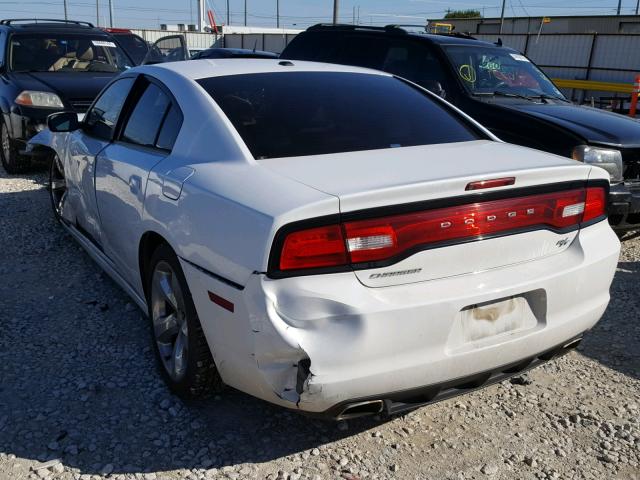 2C3CDXCT4CH143716 - 2012 DODGE CHARGER R/ WHITE photo 3