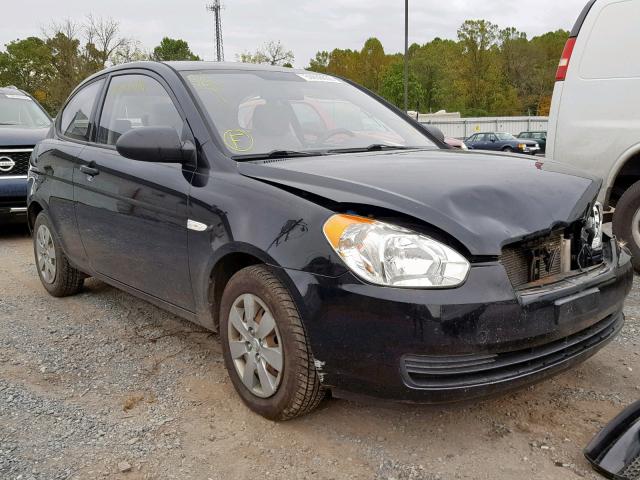 KMHCM36C88U067773 - 2008 HYUNDAI ACCENT GS BLACK photo 1