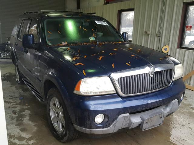 5LMEU88H94ZJ07979 - 2004 LINCOLN AVIATOR BLUE photo 1