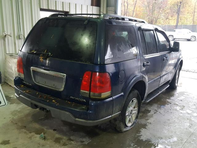 5LMEU88H94ZJ07979 - 2004 LINCOLN AVIATOR BLUE photo 4