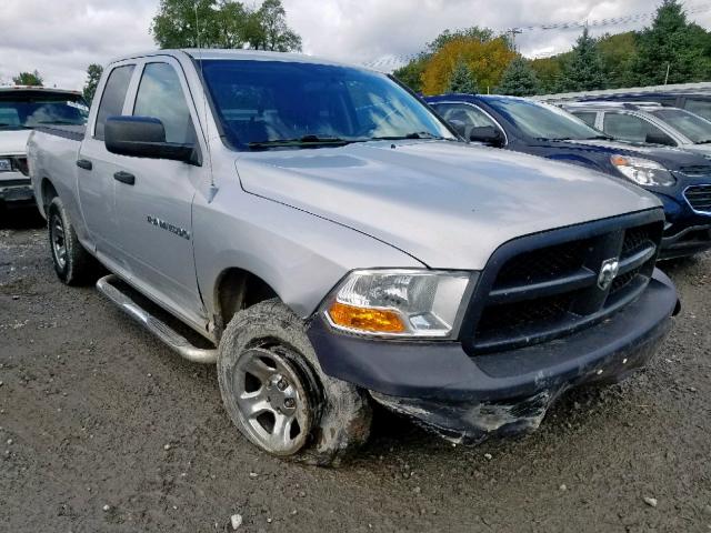 1C6RD7FPXCS117030 - 2012 DODGE RAM 1500 S SILVER photo 1