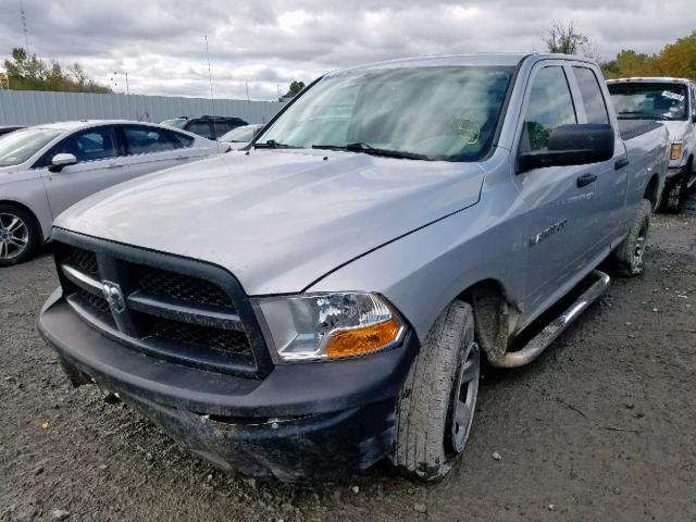 1C6RD7FPXCS117030 - 2012 DODGE RAM 1500 S SILVER photo 2