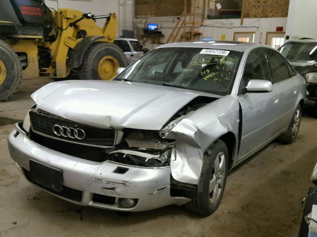 WAULT64B33N028642 - 2003 AUDI A6 3.0 QUA GRAY photo 2