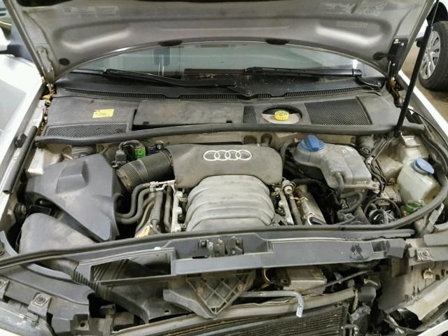 WAULT64B33N028642 - 2003 AUDI A6 3.0 QUA GRAY photo 7