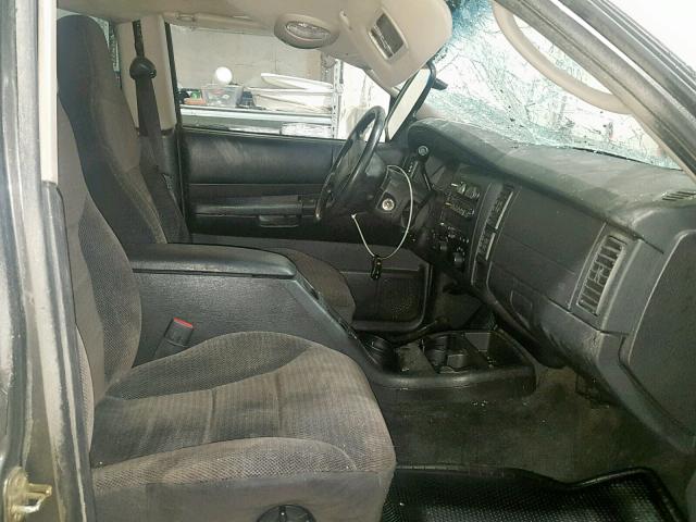 1D4HS38N53F626484 - 2003 DODGE DURANGO SP GRAY photo 5